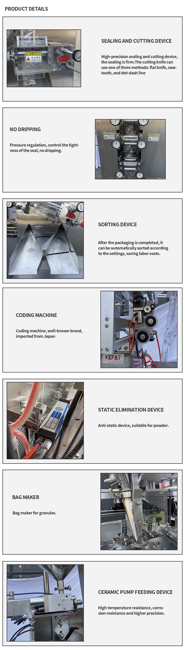 Yüksek Hızlı Rulo Paketleme Makinası detayları