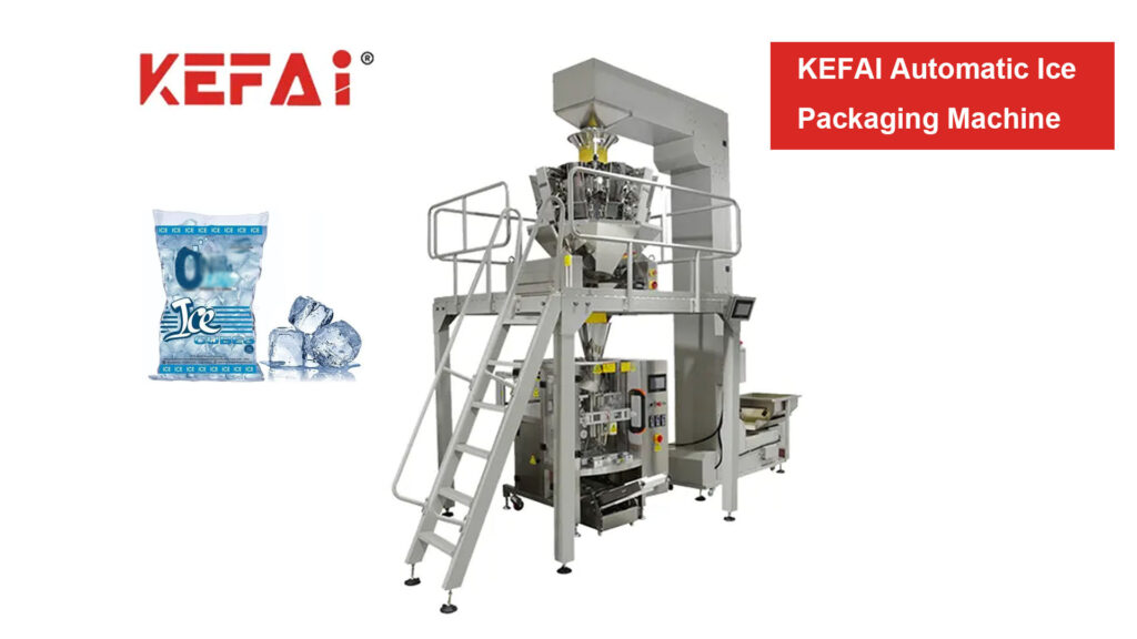 KEFAI Otomatik Çok Kafalı Kantar VFFS Paketleme Makinesi ICE Cube